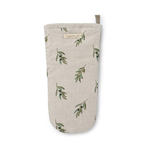 Sophie Allport Olive Linen Oven Mitt