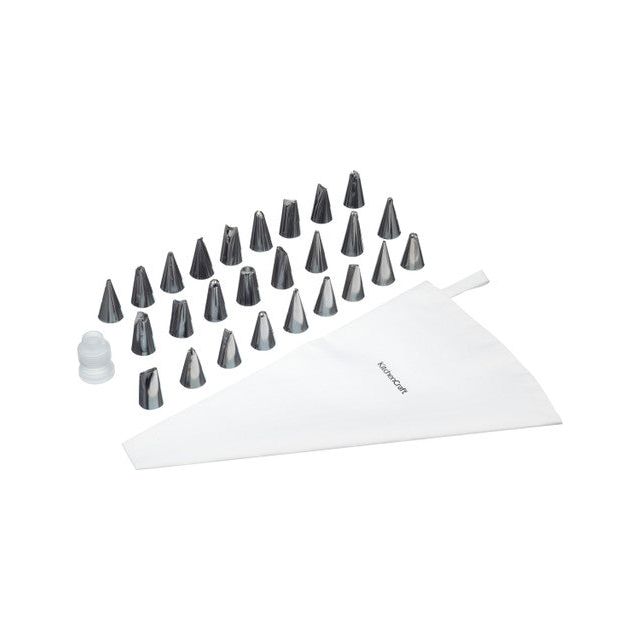 KitchenCraft 28 Piece Icing Nozzle Set & Bag