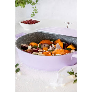 MasterClass Cast Aluminium Lavender Casserole - All Sizes