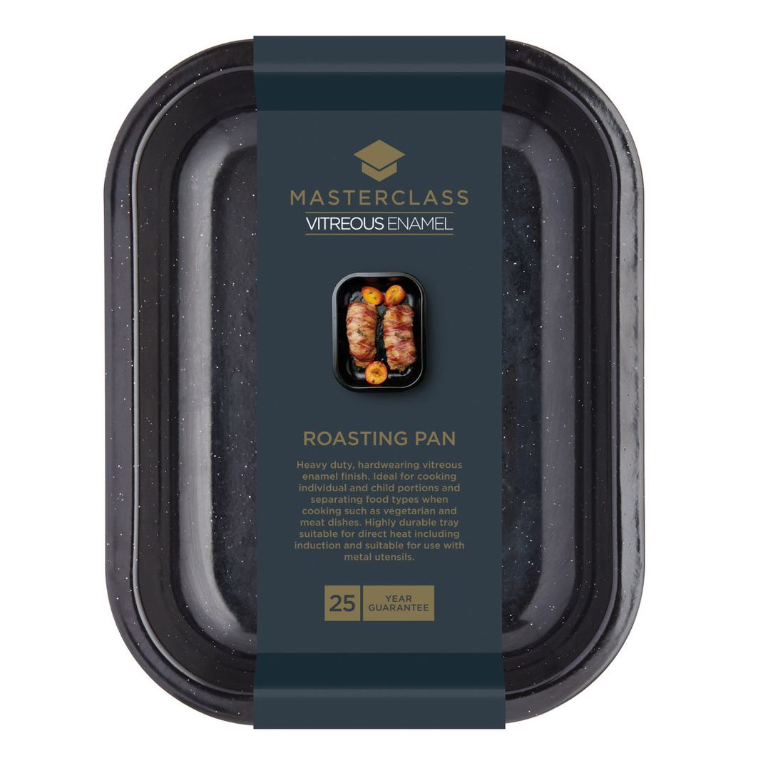 MasterClass Vitreous Enamel Medium Roasting Tray