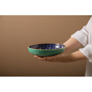 Mikasa Indigo Chevron 21cm Stoneware Bowl