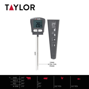 KitchenCraft Taylor Instant USB Re-Chargeable Thermometer