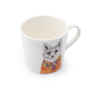 Mikasa Tipperleyhill Fox Print Fine China Mug