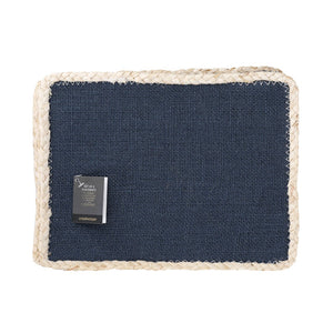 Creative Navy Rectangular Jute Placemats