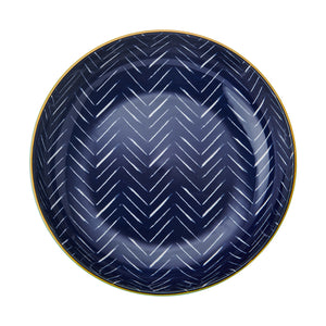 Mikasa Indigo Chevron 21cm Stoneware Bowl
