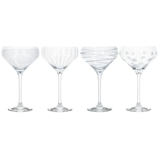 Creative Mikasa Champagne Saucers Set of 4