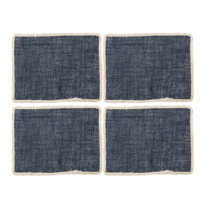 Creative Tops Blue Hessian Placemats