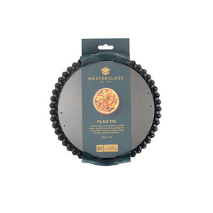 MasterClass Non-Stick 20cm/8" Loose Base Fluted Quiche/Flan Tin