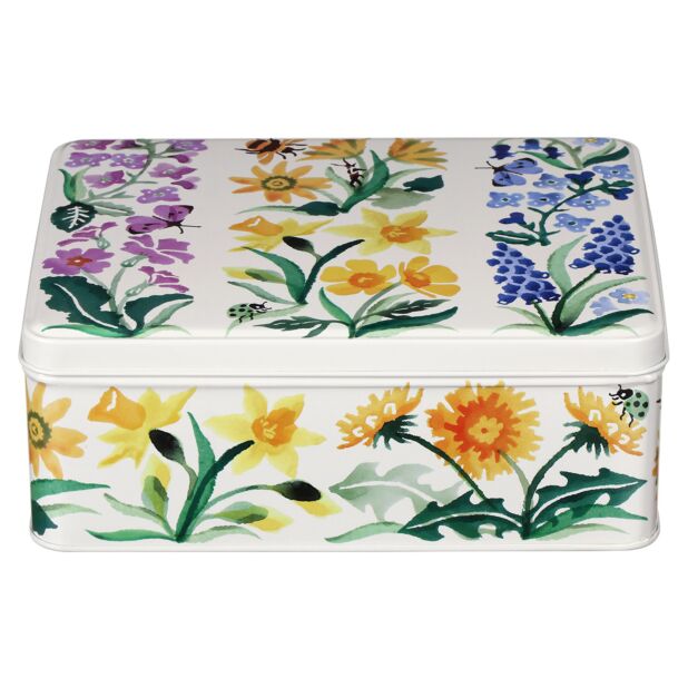 Emma Bridgewater Wild Flowers Deep Rectangular Tin