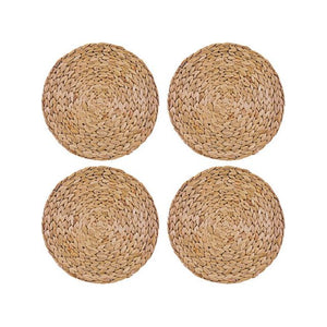 Creative Tops Water Hyacinth Pack Of 4 Round Placemats