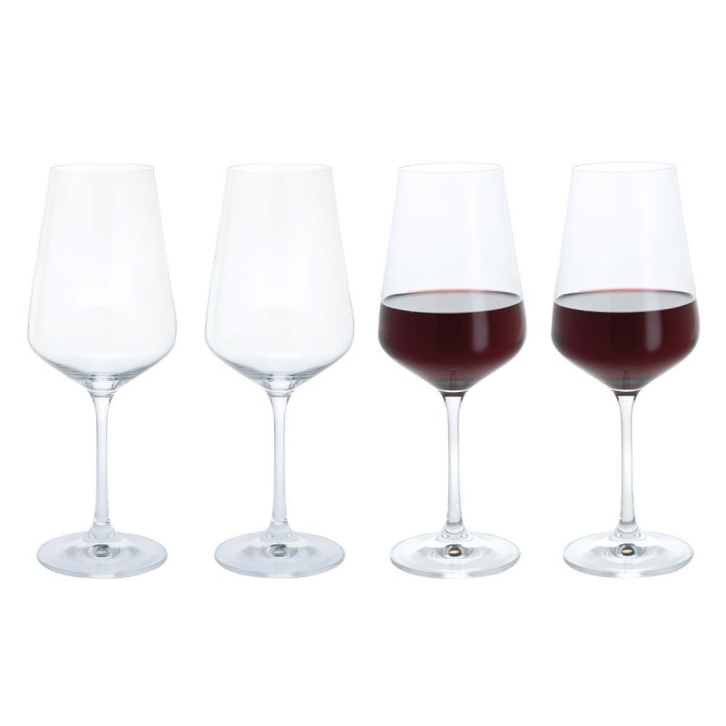 Dartington Cheers! Red Wine Glasses Set of 4