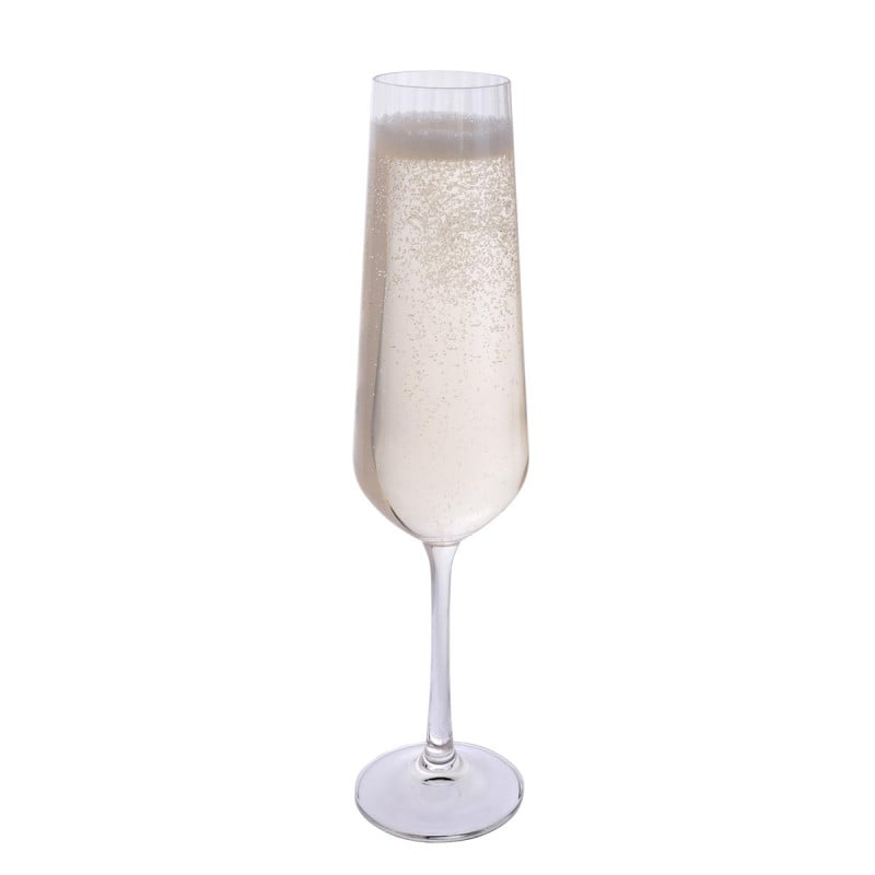 Dartington Cheers Optic Flute Glasses
