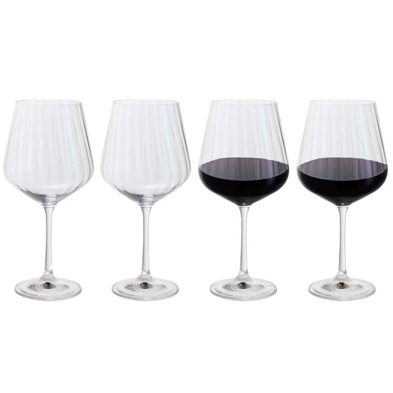Dartington Cheers Optic Red Wine Glasses