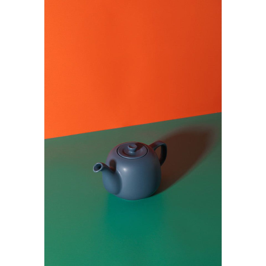 La Cafetiere Navy 600ml Ceramic Teapot