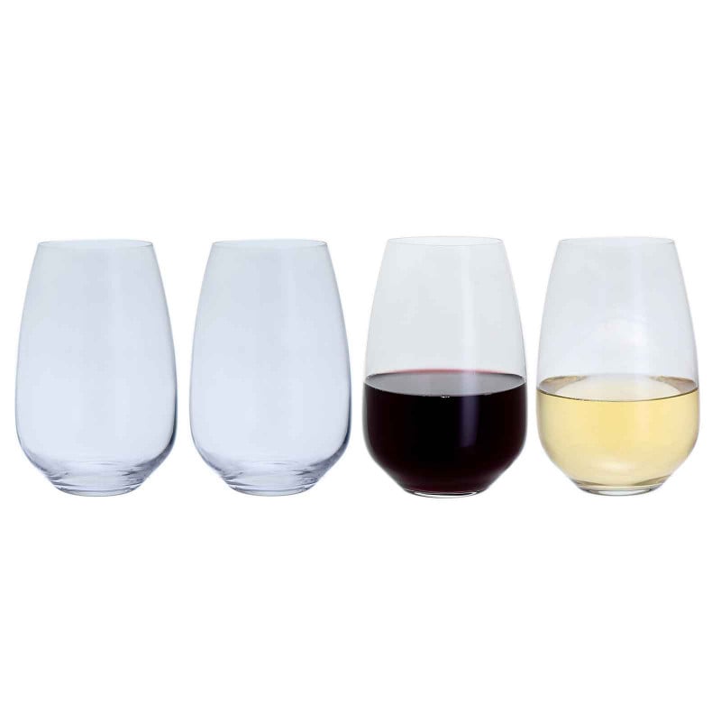 Dartington Cheers Stemless Wine Glasses