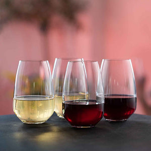 Dartington Cheers Stemless Wine Glasses