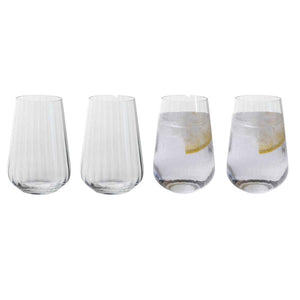 Dartington Cheers Optic Tall Tumblers