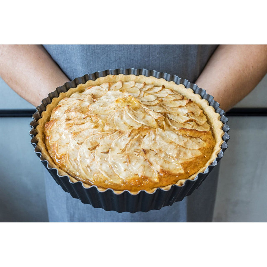 MasterClass Non-Stick Extra Deep 25cm Fluted Flan Tin