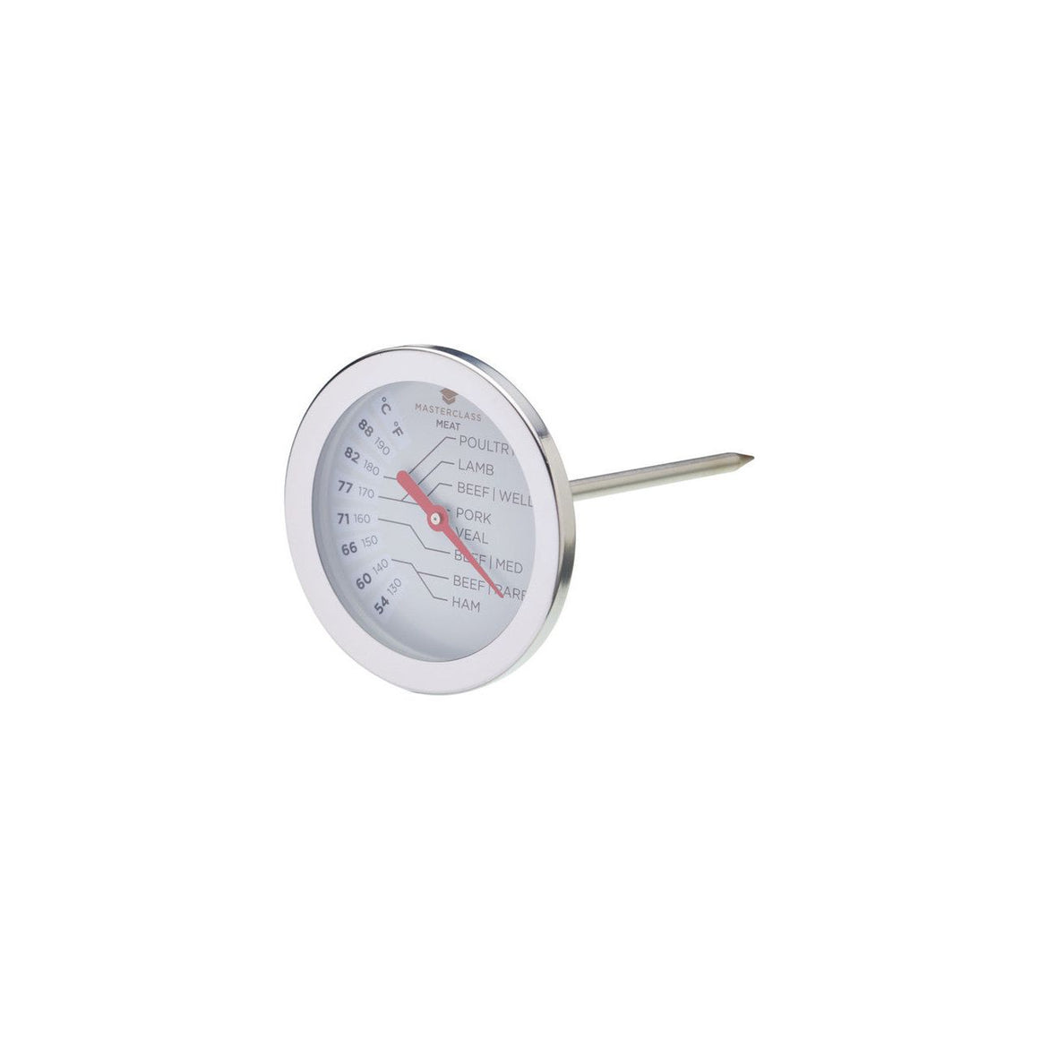 MasterClass Large Stainless Steel Meat Thermometer