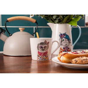 Creative Tipperleyhill Hedgehog Print Fine China Mug