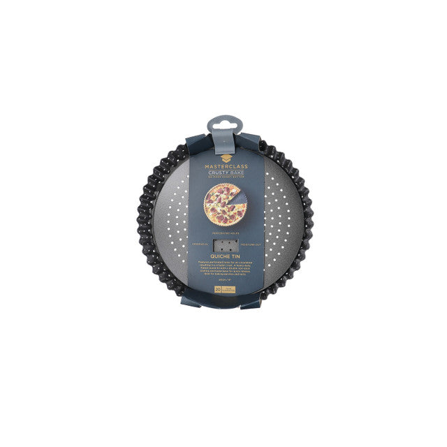 MasterClass Crusty Bake Non-Stick 20cm Fluted Round Flan
