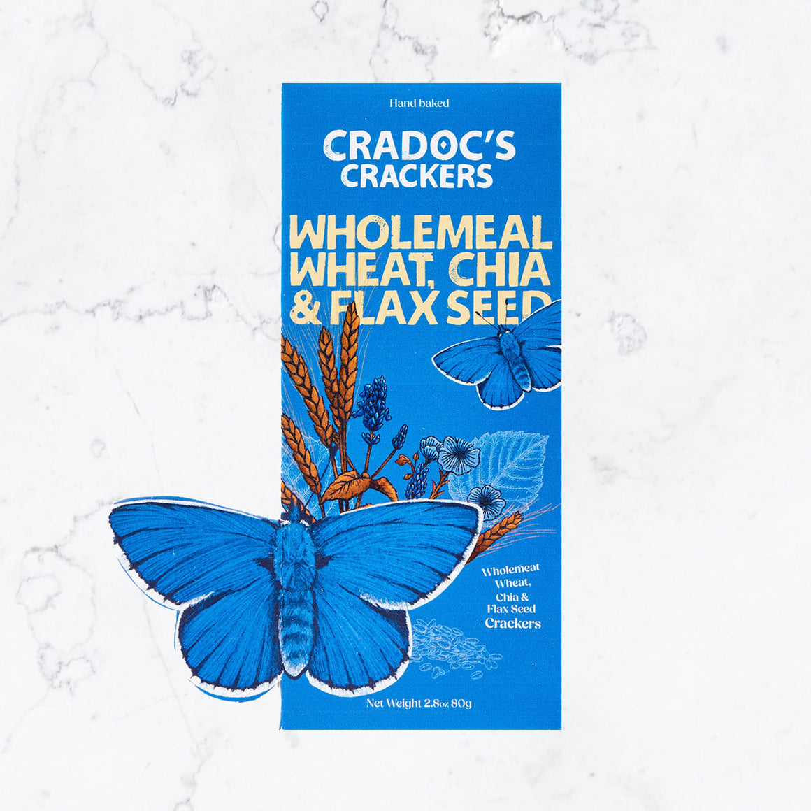 Cradoc's Wholemeal Wheet, Chia & Flax Seed Cracker