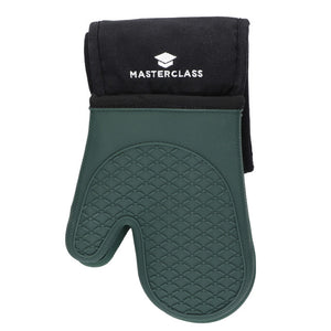 Masterclass Silicone Green Double Oven Gloves