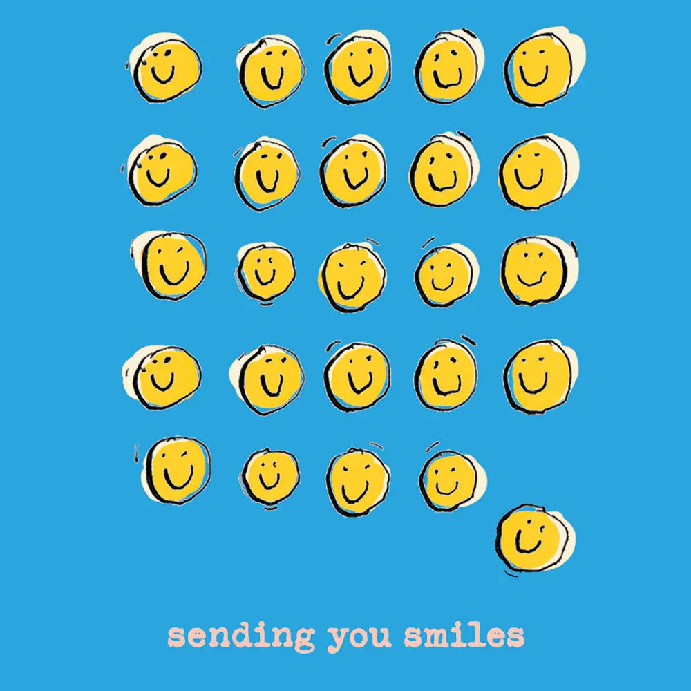 Poet & Painter Sending Smiles Card