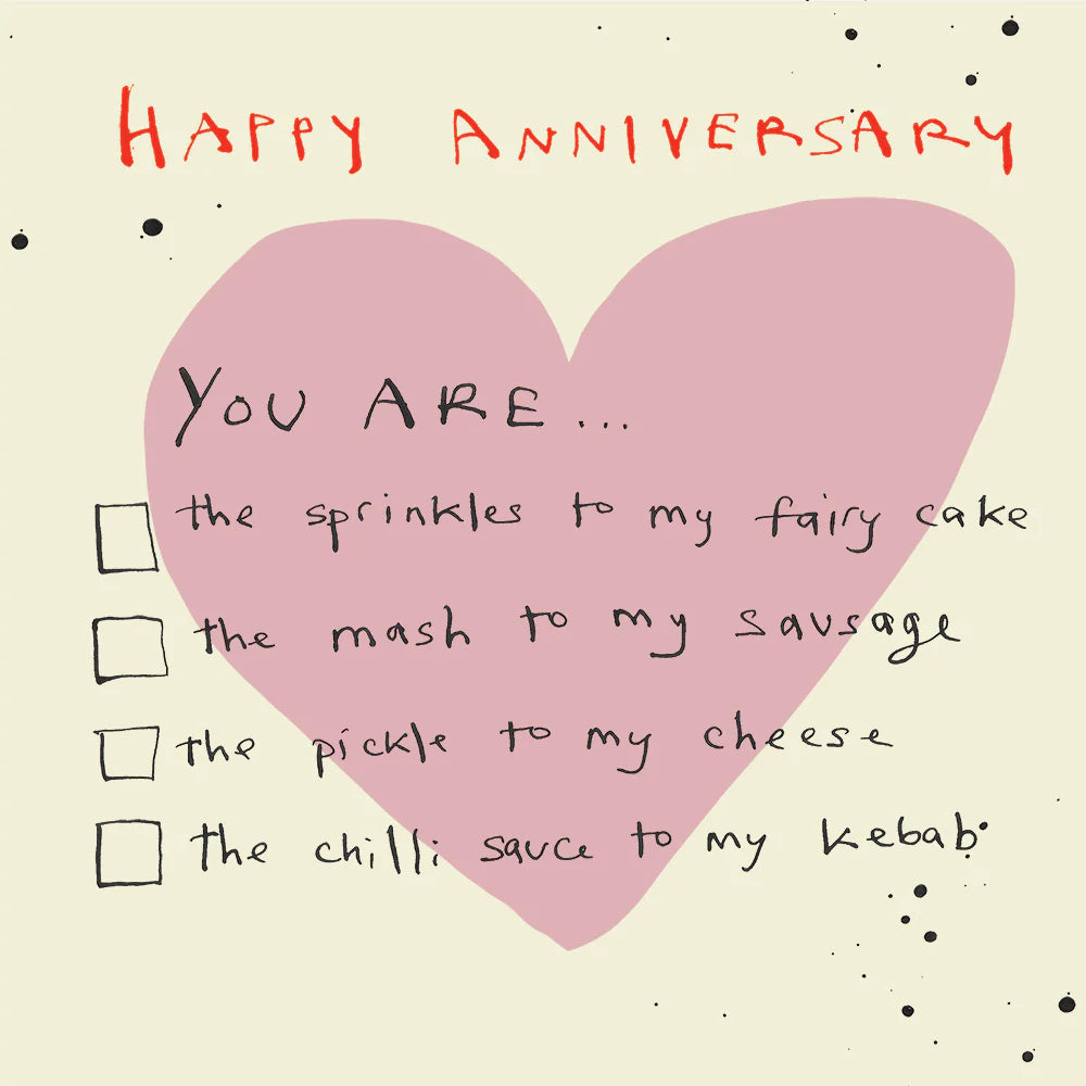 Poet & Painter Happy Anniversary Card