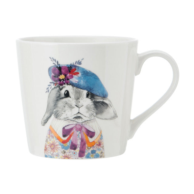 Creative Tipperleyhill Rabbit Print Fine China Mug
