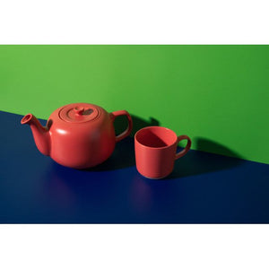 La Cafetiere Red 1.2 Litre Ceramic Teapot