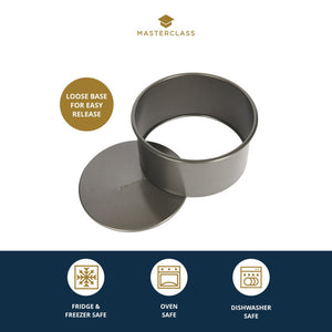 MasterClass Non-Stick Round 18cm/7" Deep Loose Base Cake Tin