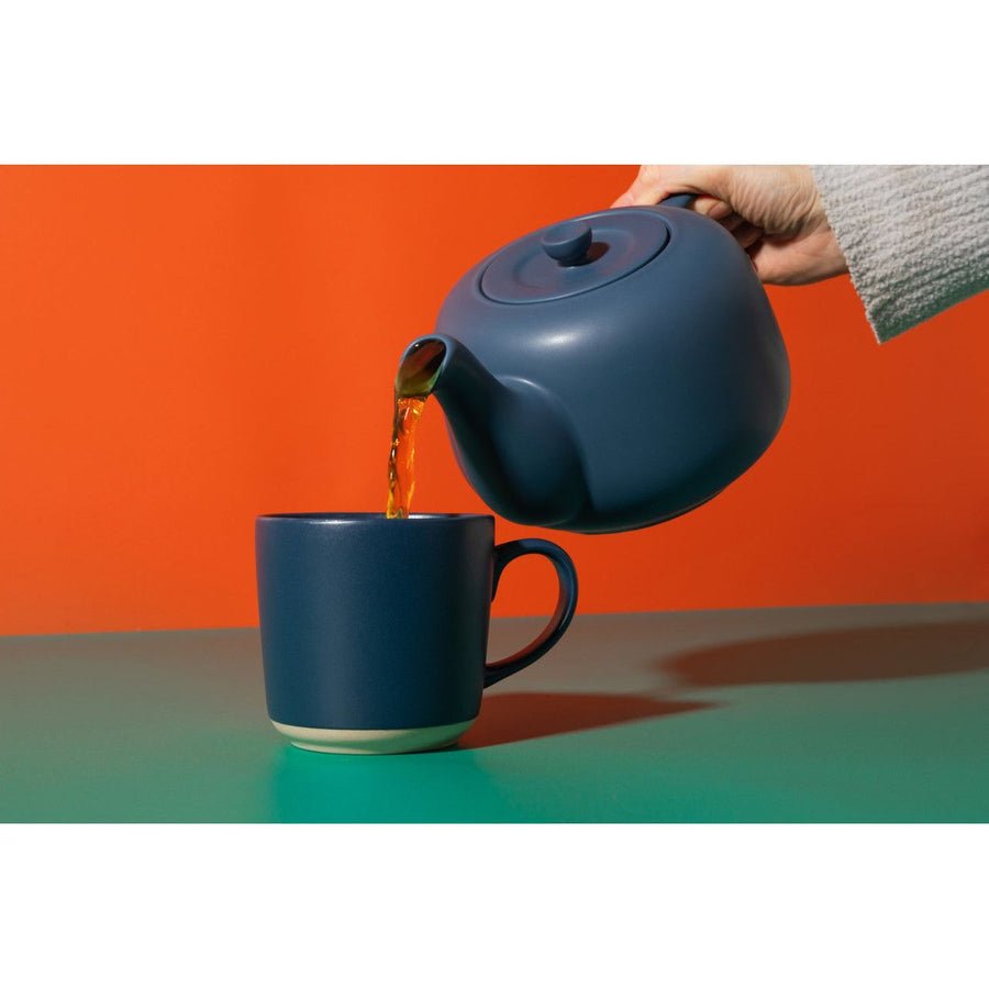 La Cafetiere Navy 1.5 Litre Ceramic Teapot