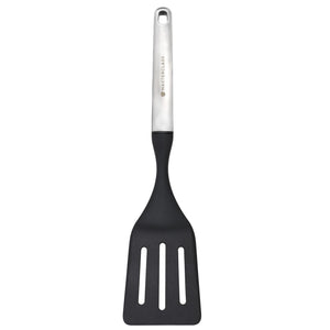 MasterClass Soft Grip Stainless Steel 34cm Slotted Turner