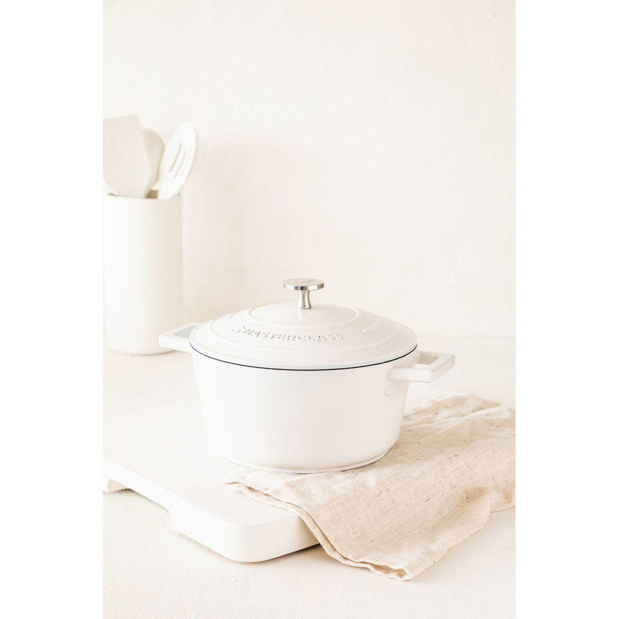 MasterClass Cast Aluminium Cream Casserole - All Sizes