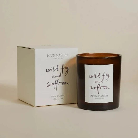 Plum & Ashby Wild Fig & Saffron Candle