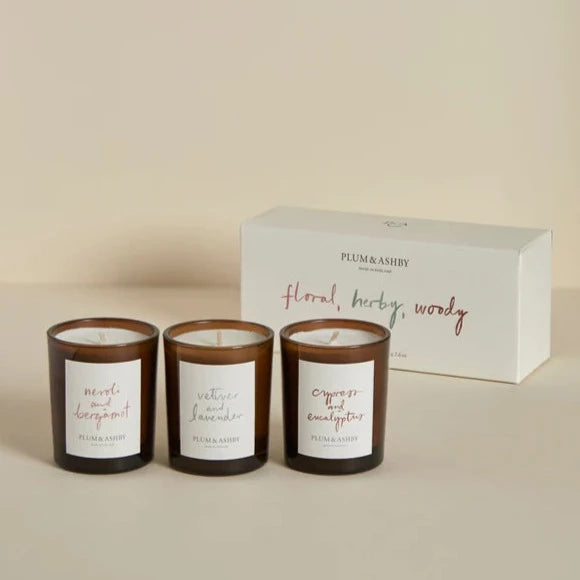 Plum & Ashby Herby Votive Set