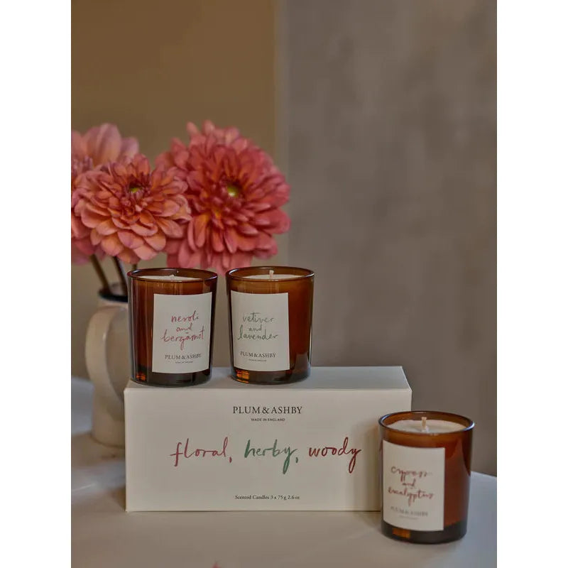 Plum & Ashby Herby Votive Set