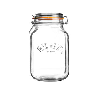 Kilner 1.5 Litre Square Jar