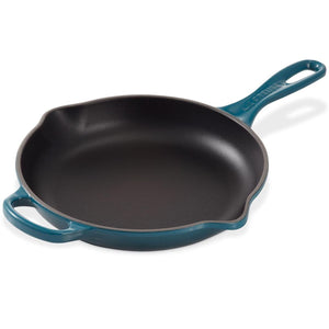 Le Creuset Signature Cast Iron Deep Teal Skillet - All Sizes