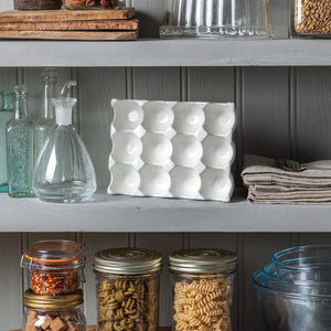 CKS White 12 Hole Egg Holder