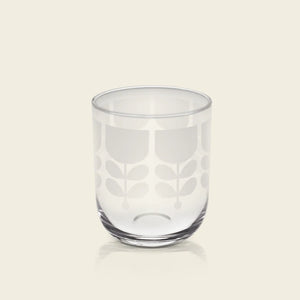 Orla Kiely Etched Stem Set of 4 Formal Water Glasses