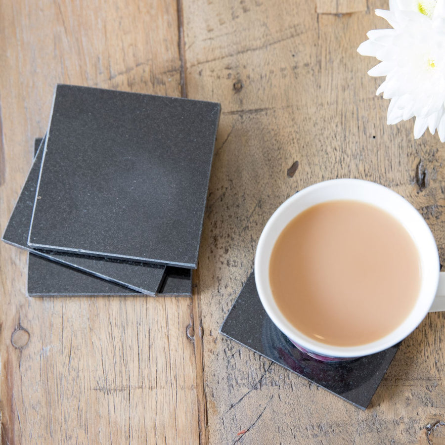 Creative Tops Black Granite Set of 4 Coasters