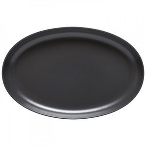 Pacifica Seed Grey Oval Platter