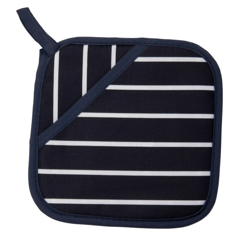 Dexam Navy Butchers Stripe Pot Grab