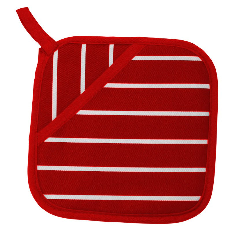 Dexam Red Butchers Stripe Pot Grab