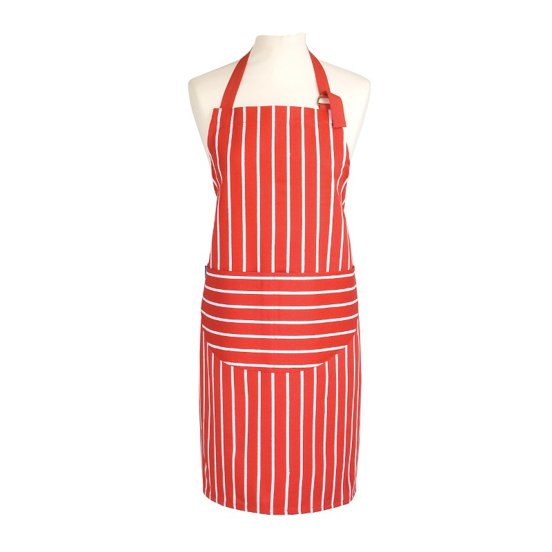 Dexam Red Butchers Stripe Apron