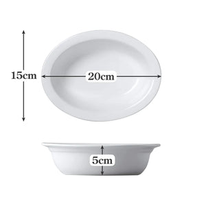 CKS Oval 19cm White Pie Dish