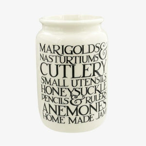 Emma Bridgewater Black Toast Marigold & Nasturtiums Jar