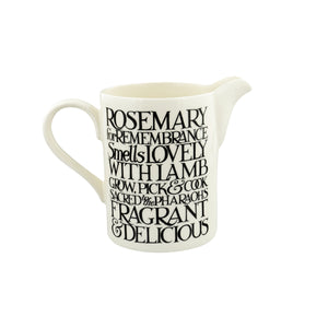 Emma Bridgewater Black Toast 'Beautiful Bay' Medium Straight Jug